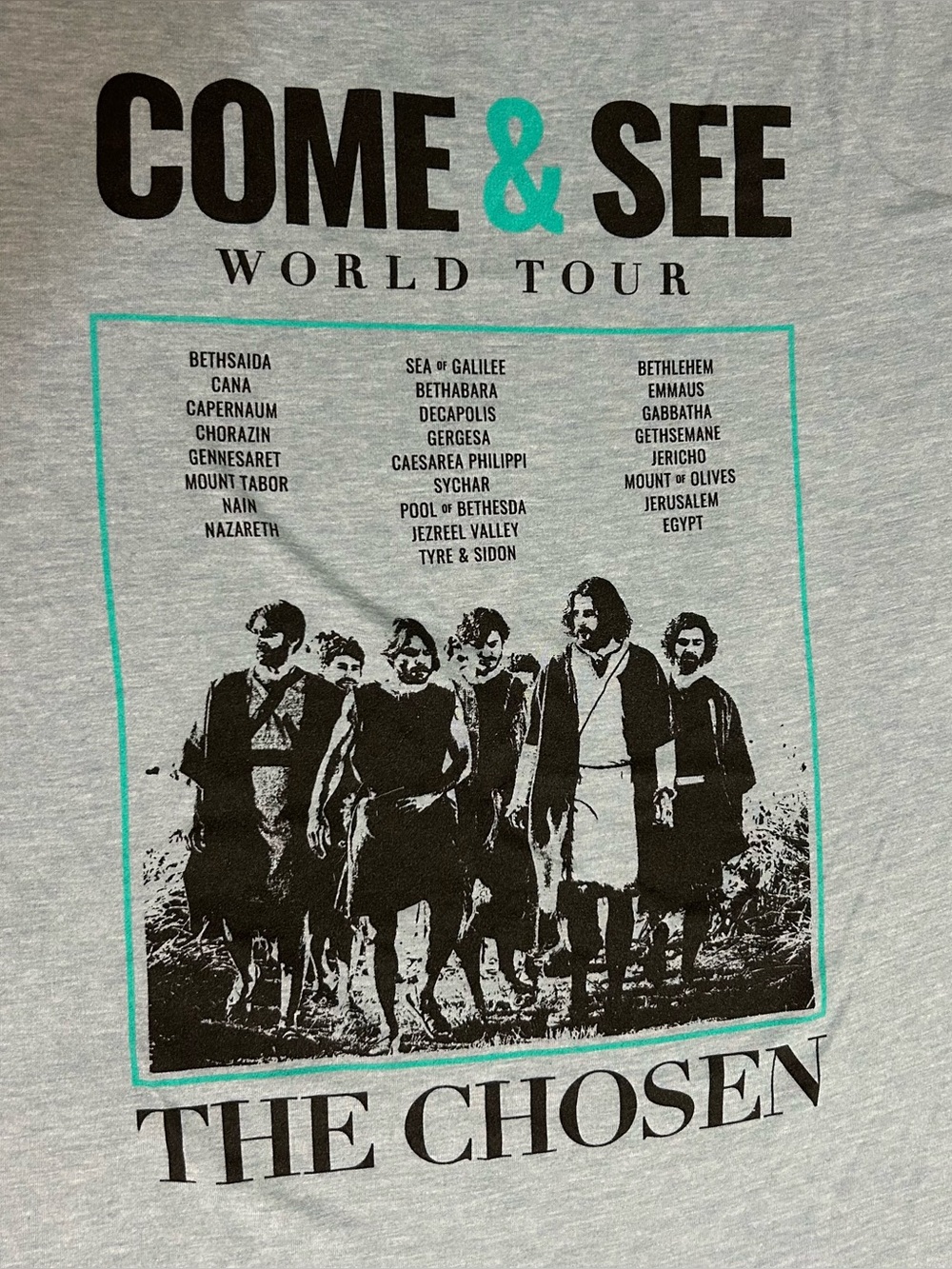 The Chosen Band Tour T-Shirt “Come And See” Womens XL Fish Next Level